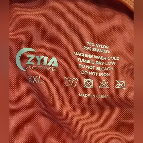 Zyia Active pink double racer bank tank, size XXL - Picture 2 of 5